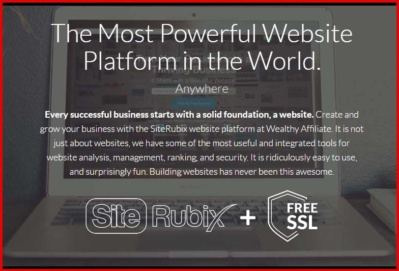 Wealthy Affiliate Review - SiteRubix, The Most Powerful Website Platform In The World